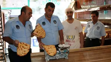 Bitlis'te ekmek fırınlarında gramaj denetimi