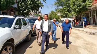 Başkan Yıldırım, yol yapım çalışmalarını inceledi
