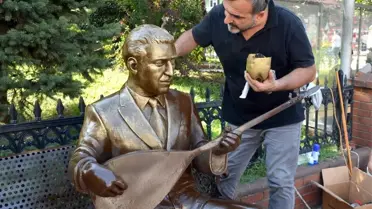 Heykeller ilk günkü görünümüne kavuştu