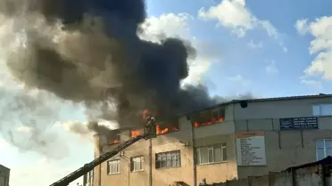 Bayrampaşa'da tekstil atölyesinde yangın
