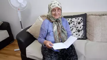 Okuma yazma hayalini 80 yaşında gerçekleştirdi