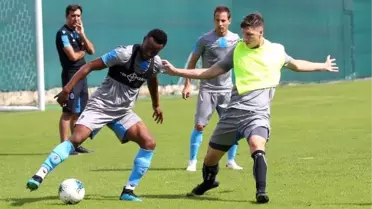 Trabzonspor, gençlerbirliği maçı hazırlıklarını sürdürdü