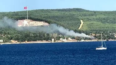 Çanakkale'de orman yangını söndürüldü