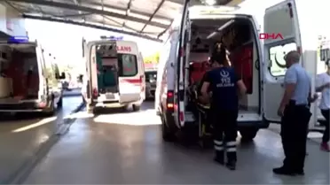 Freni patlayan araç köpründen düştü