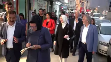 Kültür ve Sanat Politikaları Kurulu üyeleri çarşı merkezini gezdi, vatandaşlarla sohbet etti