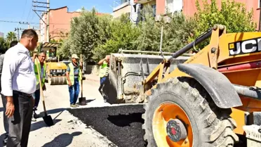 Başkan Yılmaz, yol çalışmalarını inceledi