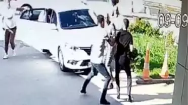 Sendika başkanına saldırı anı kamerada