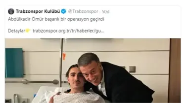 Barcelona'dan Abdülkadir Ömür'e geçmiş olsun mesajı