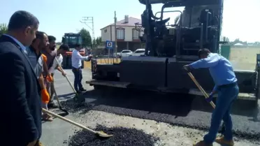 Erciş Belediyesinden asfaltlama çalışması