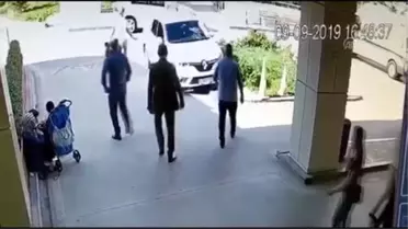 Sendika başkanına darp anı kameraya yansıdı