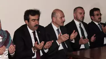 Bakan Soylu, Diyarbakır şehitlerinin taziyesine katıldı