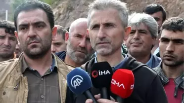 Maden şirketi işçilerinin alacak eylemi