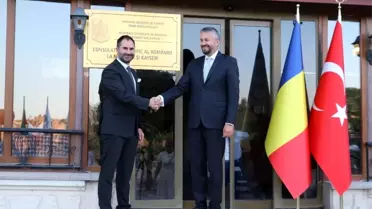 Romanya Fahri Konsolosu Mehmet Dinler görevine başladı