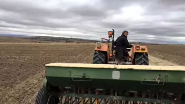 Yozgat'ta çiftçiler buğday ekimine başladı