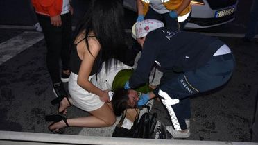 Zeytinburnu d-100'de makas atan alkollü sürücü dehşeti