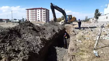 Ağrı'da alt yapı çalışmaları devam ediyor