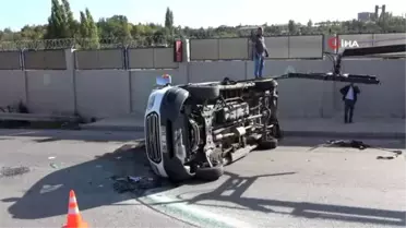 Başkent'te öğrenci servisi takla attı