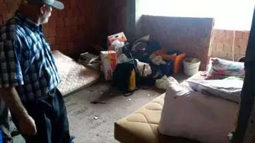 İnşaat halindeki evde yaşayan vatandaşa yardım eli