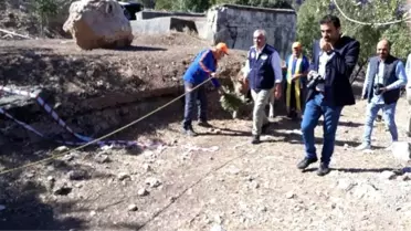 Kuyuya düşen boğayı, afad kurtardı