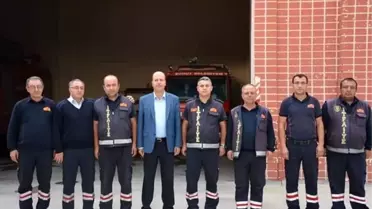Başkan Bozkurt'tan Şuhut İtfaiye Amirliğine ziyaret