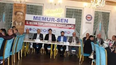 Memur-Sen il divan toplantısı yapıldı