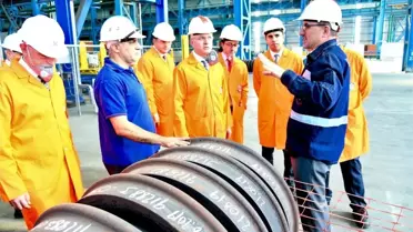 Savunma Sanayii Başkanlığı heyeti KARDEMİR'de inceleme yaptı