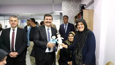 Vali Arslantaş, ERMEK'te el emeği eserleri inceledi
