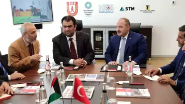 Bakan Varank, Kuveytli mevkidaşı Al-Roudan'ı Teknopark İstanbul'da ağırladı