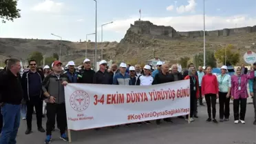 Kars'ta sağlıklı yaşam yürüyüşü yapıldı