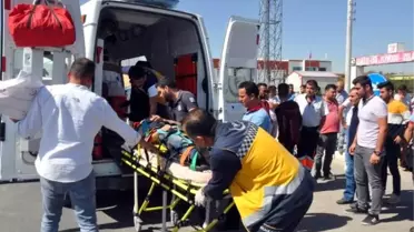 Otomobilin çarptığı bisikletli yaralandı, kadın sürücü ağladı
