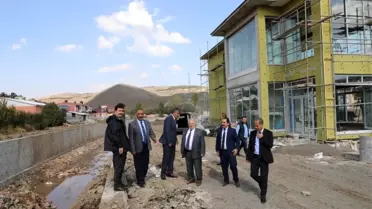 Vali Arslantaş, Refahiye'de incelemelerde bulundu