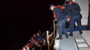 Çanakkale açıklarında 47 düzensiz göçmen yakalandı