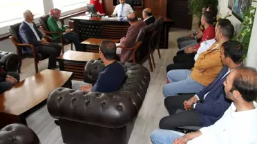 Esnaftan Kaymakam Savar'a ziyaret