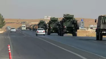 Gaziantep'ten 150 araçlık askeri konvoy yola çıktı