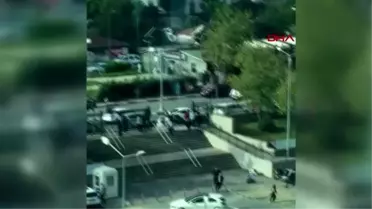 Kartal'da adliye önündeki silahlı kavgadan yeni görüntüler