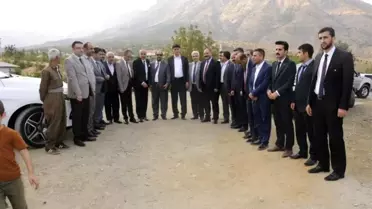 Kurum müdürlerinden Derecik ilçesine ziyaret