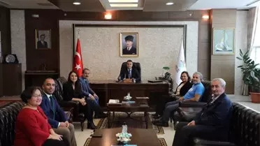 Vali Çağatay, TEMA Vakfı heyetini makamında kabul etti