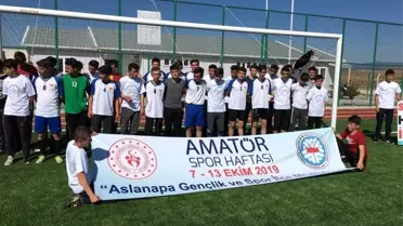 Aslanapa'da Amatör Spor Haftası etkinlikleri