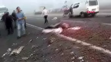 Bursa'da yoğun sis kazası 1 ölü, 2 yaralı