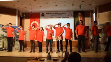 Edremit'te ahilik geleneği meslek lisesi öğrencileriyle yaşatıldı