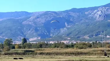 Kargı yamaç paraşütünde Ölüdenize rakip