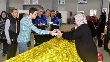 Biga'da pazar esnafı için mobil tahsilat hizmeti
