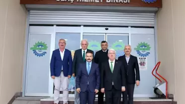 Ergene Kaymakamı Taşçı'dan Belediye Başkanı Yüksel'e ziyaret