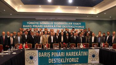 Türkiye Gönüllü Teşekküller Vakfı'ndan Barış Pınarı Harekatı'na destek