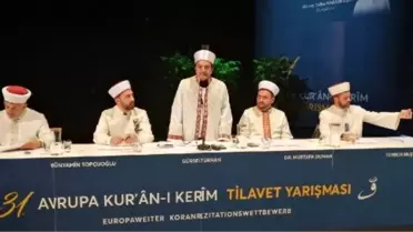31'inci Avrupa Kur'an-ı Kerim Tilavet yarışması Almanya'da düzenlendi