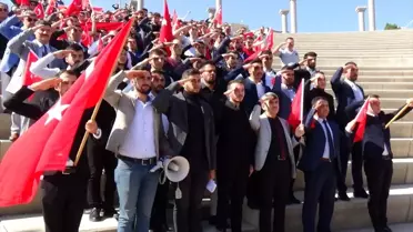 Kütahya DPÜ'de Mehmetçik'e destek yürüyüşü
