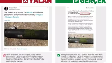 Libya'daki fosfor bombasını harekatta kullanılmış gibi çarpıttılar