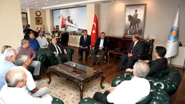Seçer, muhtar temsilcileriyle bir araya geldi