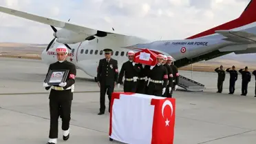 Şehit Selimoğlu'nun naaşı memleketine getirildi