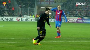 Lionel Messi'nin Viktoria Plzen'e Hat-trick'i